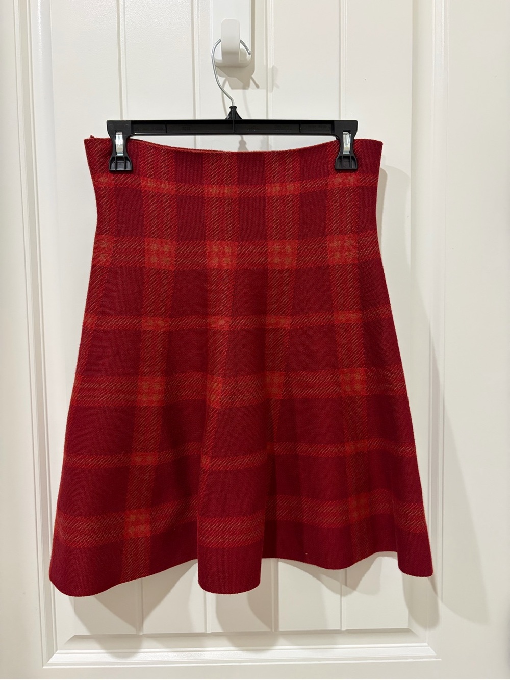 Red Plaid Circle Skirt, SO soft